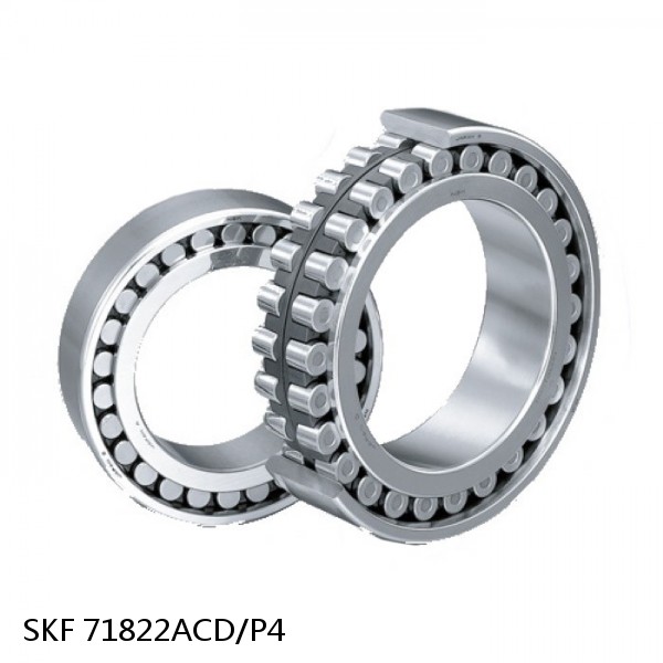 71822ACD/P4 SKF Super Precision,Super Precision Bearings,Super Precision Angular Contact,71800 Series,25 Degree Contact Angle