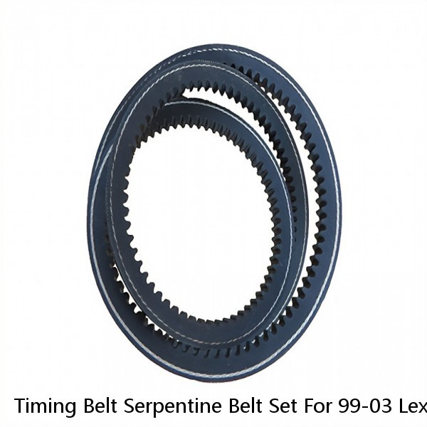 Timing Belt Serpentine Belt Set For 99-03 Lexus RX300 01-03 Sienna 3.0L V6 1MZFE